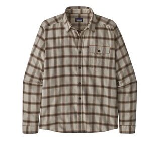 Patagonia Fjord Flannel men’s lightweight long sleeve button up Medium Pumice
